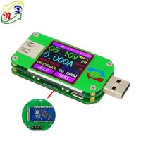 RD USB2.0 UM24C voltmeter ammeter multimeter wire resistance battery USB tester color LCD display voltage current ammeter