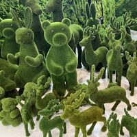 V35 Factory Wholesale Artificial Green Plants Artificial Moss Plants Landscape Moss Wall Art Wedding Window Hotel Garden Decoration