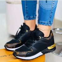 Wholesale women's running shoes lace-up walking shoes lightweight ladies fashion sneakers women's oversized lace-up sneakers 2022