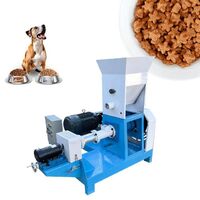Fully automatic dry cold press dog food machine production extrusion granulator dog cat pet food full line