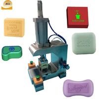 Small Industrial Manual Laundry Soap Press Machine For Sale Hotel Handmade Soap Logo Embossing Press Molding Machine