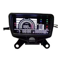 Hot sale motorcycle universal digital speedometer Honda speedometer electronic instrument LCD instrument odometer