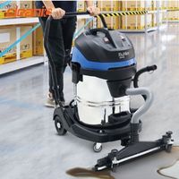 High Power Heavy Duty Dual Motor Stainless Steel Industrial Wet and Dry Vacuum Cleaner Clean Dust Coarse Dirt