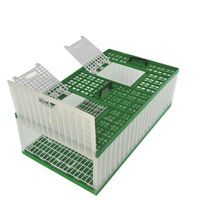2022 Pigeon Racing Supplies Plastic Bird Cage Nest Transport Foldable Pigeon Basket Cage