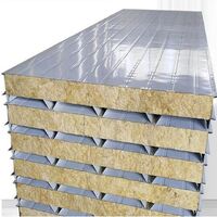 Insulation Rock Wool Roof Sandwich Panels Price House Wall Panels Sandwich Aislante Peeling Sandwich Panels