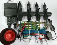Remote Control Central Door Lock Unlocking System Car Locking Car Alarm System with 4 Actuators
