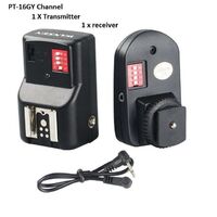 PT-16GY 16 Channels Radio Wireless Remote Control Speedlite Strobe Trigger Shutter Release for Canon Nikon Pentax Olympus Fuji Yongnuo