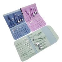 Folding Bag Stainless Steel Nail Clipper Set Manicure and Pedicure Tool Set for Men and Women