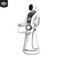 Csjbot Kiosk Pizza Cafe Restaurant Service High Quality Food Delivery Service Waiter Commercial Robot Figure For Sale