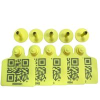 GS-ET01 Customized UHF long-distance RFID animal ear tags for management of cattle, pigs, sheep and cattle