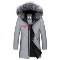 Custom Design Low Price Men Winter Coat Long Stylish Men Coat Best Long Sleeve Luxury Winter Jacket Fur Long Coat