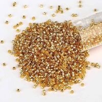 Japan Miyuki Delica Bulk 11/0 DB-42 Crystal Seed Beads for Jewelry Making