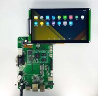Development board with LCD touch screen lcd lvds GPIO development board with Ethernet and USB interface driver board