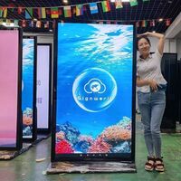 75" 100" 55" Indoor Touch Screen LCD Outdoor Advertising Totem Kiosk CMS Software LED Display Digital Signage and Display