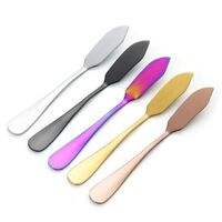 Wholesale Kitchen Cutlery Cutlery Cheese Dessert Knife Stainless Steel Butter Knife