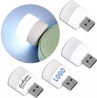 LED Eye Protection Light Custom Portable Mini USB Plug Light Compact Night Light Custom Logo USB Small LED Night Light Bulb