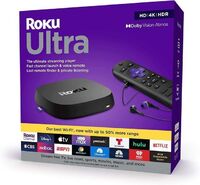 Best Quality Original Roku Ultra | HD/4K/HDR/Vision streaming device with Atmos streaming and Roku Voice head-mounted remote