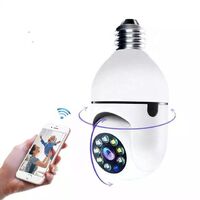 WIFI Wireless Smart Bulb Camera Night Vision Panoramic E27 Wifi IP Camera Wifi CCTV 360 Degree PTZ A6