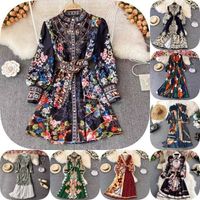 Wholesale Summer Fashion Casual Shiny Satin Long Sleeve Mini Dress Long Sleeve Women Dress