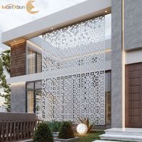 Wall Cladding Aluminum Perforated Curtain Modern Decor Wall Cladding