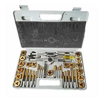 Made in China Professional 40pcs Metric HSS Tap and Die Set Titanium Handle Tools