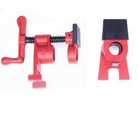 3/4 Pipe Clamps With Legs Heavy Duty Woodworking Clamps Red Blue Carpentry Wood Clamps