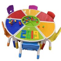 Children's learning plastic table kindergarten furniture children's tables and chairs
