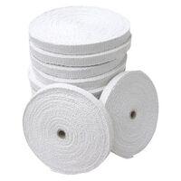 Custom refractory braided aluminum foil ceramic fiber tape