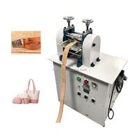 Leather ironing machine Leather warm roll electroplating embossing machine Belt belt making machine