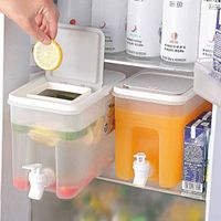 Fashion new best selling plastic cold water jug ​​with faucet and faucet