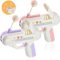 Amazon's Choice Cute Sweet Candy Trick Shot Toy Lollipop Candy Gun Pink and Purple Girls