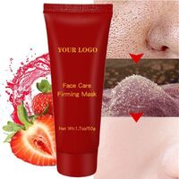 Private Label Men's Skin Care Organic Volcanic Earth Nose Blackhead Remover Anti Acne Cleansing Peeling Mask
