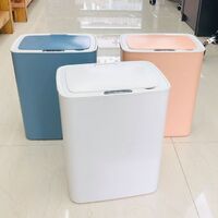 Home kitchen office plastic trash can toilet bathroom smart sensor trash can automatic trash can smart trash can