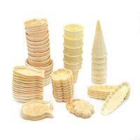 Yixinfoods Freshly Mini Sugar Cone Plain Cup ice cream cone for wafer biscuit ice cream
