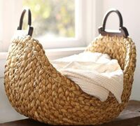 Woven Decorative Home Decor Half Round Basket