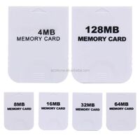 4MB 8MB 16MB 32MB 64MB 128MB Nintendo Wii Practical White Memory Card for Gamecube GC Games
