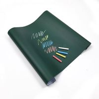 Homeschool Office Peel Off Sticker Roll Black Green White Chalk Board