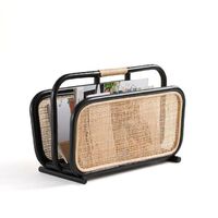Best Cheap Wholesale Rattan Magazine Rack For Office Or Home Decor Durable Display Magazines