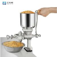 Homemade hand operated manual dry corn grinder for sale