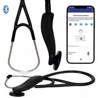 smart digital stethoscope with medical remote control wireless electric stethoscope with blue tooth estetoscopio electronic digital stethoscope