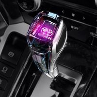 Automotive Interior Accessories Crystal Touch Luminous Pommeau De Levier De Vitesse De Voiture Rgb Led Acrylic Led Shift Automotive Gear