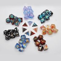 Custom Made Resin Dice Set Dungeons & Dragons DND Dice Set