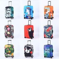 3D Full Pattern Digital Printing Promotion Custom Travel Luggage Cover Fashion Popular Printing