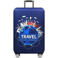 Custom Design Elastic Travel Suitcase Case Stretch Spandex Luggage Cover