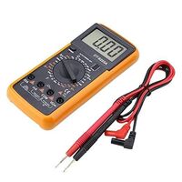 DT9205A Digital Battery Powered LCD Multimeter 32 Single Position Rotary Switch