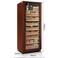 NUELEAD Wholesale Commercial Electric Large Wooden LCD Touch Screen Humidor
