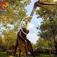 Theme park attractions, mechanical robotic animatronic statue, giant dinosaur for sale