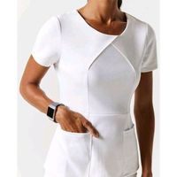 Top Design Fashionable Low MOQ Comfortable Healthcare Clinical Medical Scrub Suit Top Nursing Uniform Scrub Suit Women