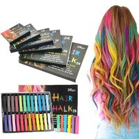 Hot Sale Hair Chalk Temporary Wash-off Dye For Kids Hair Chalk Comb Tiza para el cabello Craie pour les cheveux