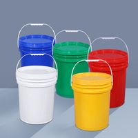 1L-50L plastic paint bucket with lid handle 20 liter pail bucket